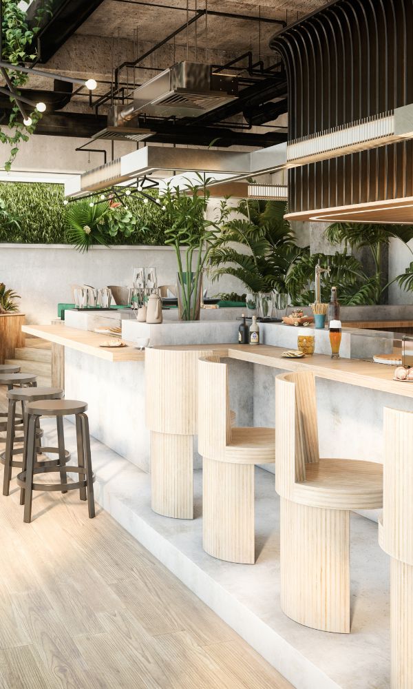 decoración y mobiliario para locales comerciales